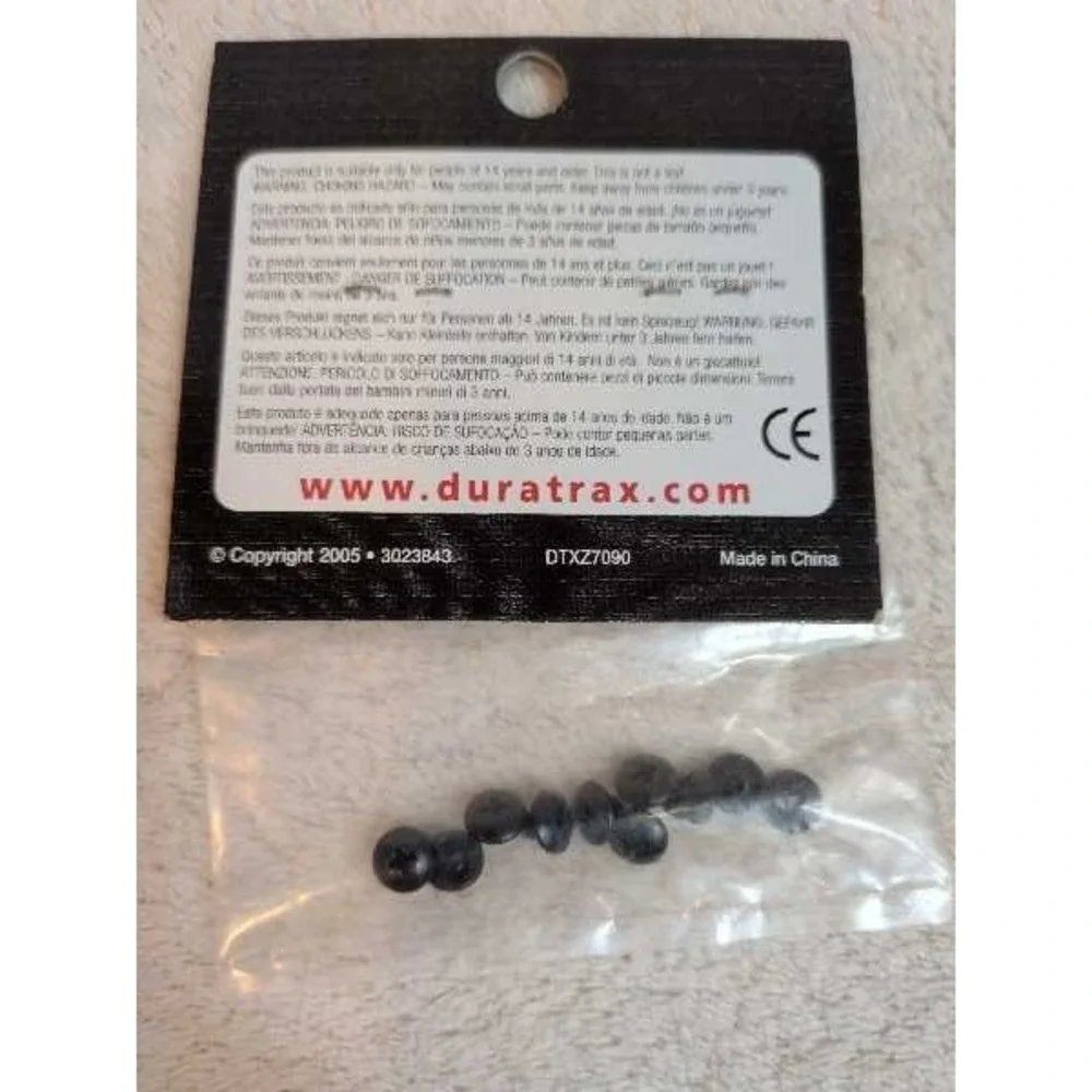 Duratrax DTXC8645 Screw 3x3mm RC Car Parts Black